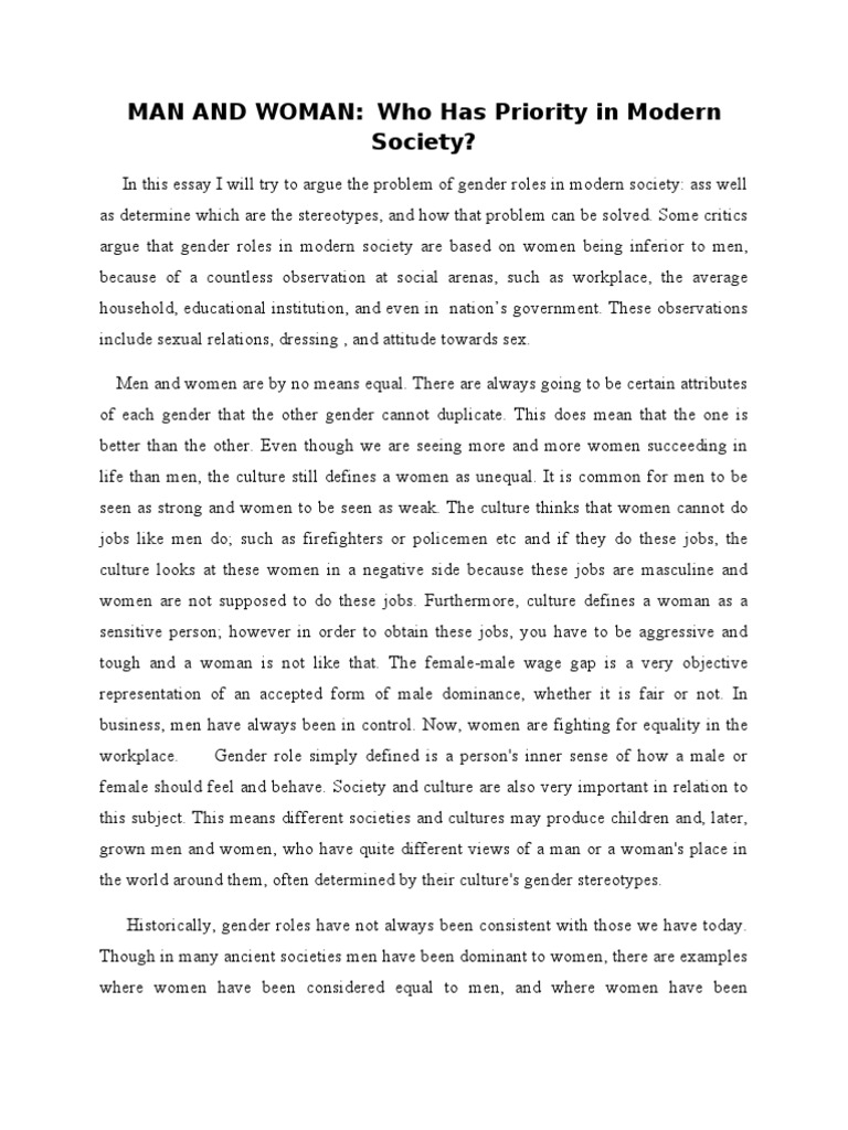 equal rights essay argumentative essay on man and woman should have equal rights